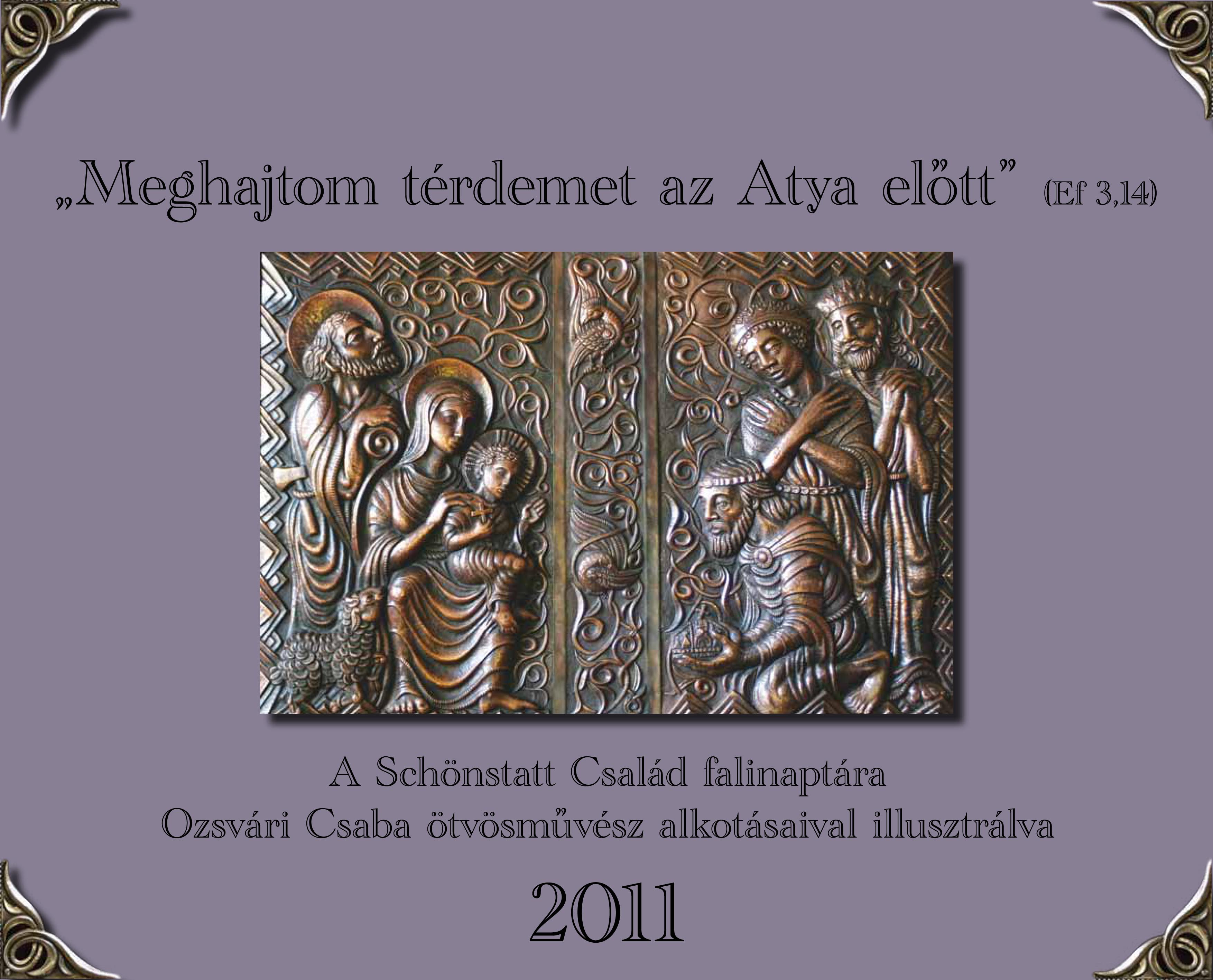 A magyarországi Schönstatt-családmozgalom 2011-es falinaptára
